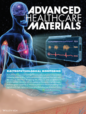 Body temperature enhanced adhesive, antibacterial and recyclable ionic hydrogel for epidermal electrophysiological monitoring（体温增强粘附，抗菌和可循环利用的离子凝胶用于表皮电生理信号监测）
                   刘莹，王婵，薛江涛